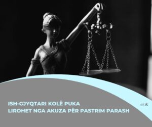 Ish-gjyqtari Kolë Puka lirohet nga akuza për pastrim parash
