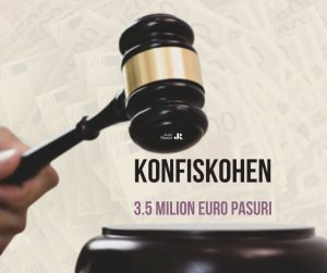 Mbi 3.5 milion euro pasuri e konfiskuar gjatë periudhës prill-qershor 2023