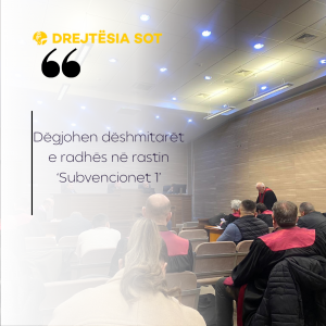 Dëgjohen dëshmitarët e radhës në rastin ‘Subvencionet 1’
