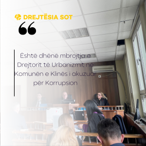 Është dhënë mbrojtja e  Drejtorit të Urbanizmit në Komunën e Klinës i akuzuar për Korrupsion