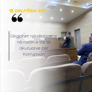 Dëgjohet një dëshmitar në rastin e tre të akuzuarve për Korrupsion