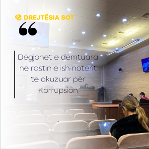 Dëgjohet e dëmtuara në rastin e ish-noterit të akuzuar për Korrupsion