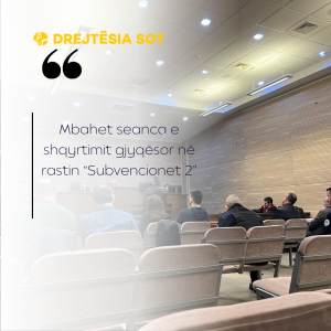 Mbahet seanca e shqyrtimit gjyqësor në rastin “Subvencionet 2”