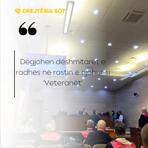 Dëgjohen dëshmitarët e radhës në rastin e njohur si ‘Veteranët’