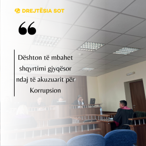Dështon të mbahet shqyrtimi gjyqësor ndaj të akuzuarit për Korrupsion