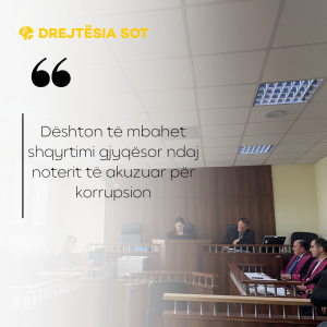 Dështon të mbahet shqyrtimi gjyqësor ndaj noterit të akuzuar për korrupsion