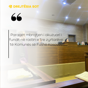 Paraqet mbrojtjen i akuzuari i fundit në rastin e tre zyrtarëve të Komunës së Fushë-Kosovës
