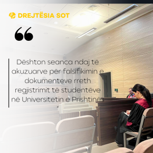 Dështon seanca ndaj të akuzuarve për falsifikimin e dokumenteve rreth regjistrimit të studentëve në Universitetin e Prishtinës