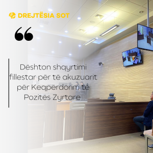 Dështon shqyrtimi fillestar për të akuzuarit për Keqpërdorim të Pozitës Zyrtare