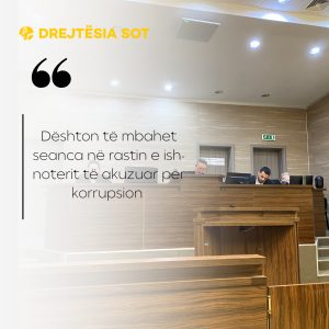 Dështon të mbahet seanca në rastin e ish-noterit të akuzuar për korrupsion