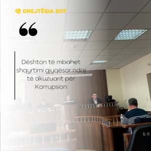 Dështon të mbahet shqyrtimi gjyqësor ndaj të akuzuarit për Korrupsion