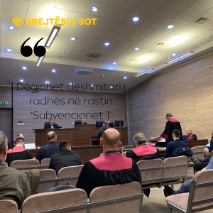 Dëgjohet dëshmitari i radhës në rastin ‘Subvencionet 1’