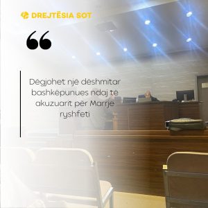 Dëgjohet një dëshmitar bashkëpunues ndaj të akuzuarit për Marrje ryshfeti