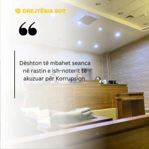 Dështon të mbahet seanca në rastin e ish-noterit të akuzuar për Korrupsion
