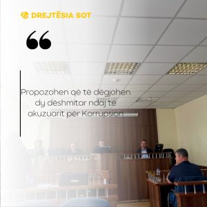 Propozohen që të dëgjohen dy dëshmitar ndaj të akuzuarit për Korrupsion