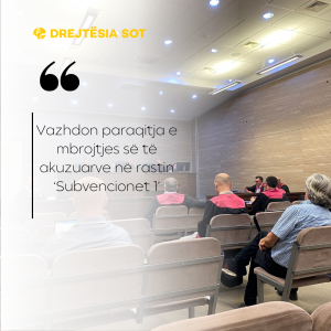 Vazhdon paraqitja e mbrojtjes së të akuzuarve në rastin ‘Subvencionet 1’