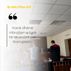 Kanë dhënë mbrojtjen e tyre të akuzuarit për Korrupsion