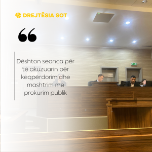 Dështon seanca për të akuzuarin për keqpërdorim dhe mashtrim me prokurim publik