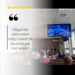 Dëgjohet dëshmitari ndaj noterit të akuzuar për korrupsion