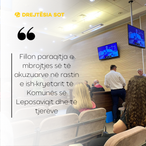 Fillon paraqitja e mbrojtjes së të akuzuarve në rastin e ish-kryetarit të Komunës së Leposaviqit dhe të tjerëve