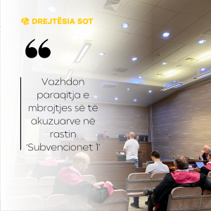 Vazhdon paraqitja e mbrojtjes së të akuzuarve në rastin ‘Subvencionet 1’