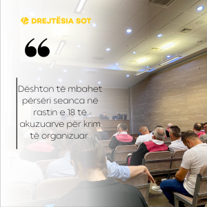 Dështon të mbahet përsëri seanca në rastin e 18 të akuzuarve për krim të organizuar