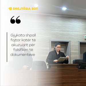 Gjykata shpall fajtor katër të akuzuarit për falsifikim të dokumenteve
