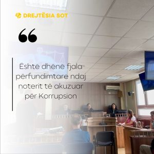 Është dhënë fjala përfundimtare ndaj noterit të akuzuar për Korrupsion
