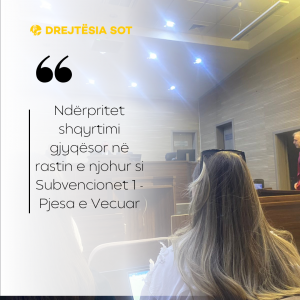 Ndërpritet shqyrtimi gjyqësor në rastin e njohur si Subvencionet 1 – Pjesa e Vecuar