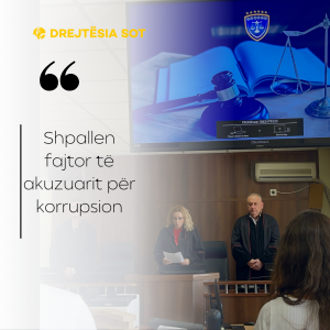 Shpallen fajtor të akuzuarit për korrupsion