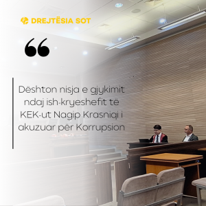 Dështon nisja e gjykimit ndaj ish-kryeshefit të KEK-ut Nagip Krasniqi i akuzuar për Korrupsion