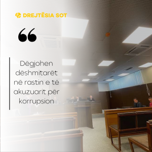 Dëgjohen dëshmitarët në rastin e të akuzuarit për korrupsion