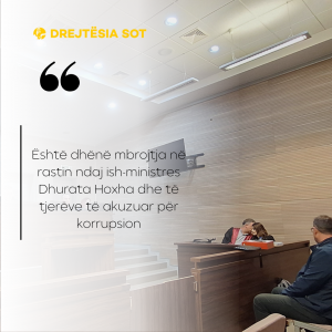 Është dhënë mbrojtja në rastin ndaj ish-ministres Dhurata Hoxha dhe të tjerëve të akuzuar për korrupsion