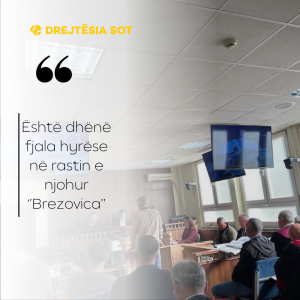 Është dhënë fjala hyrëse në rastin e njohur ‘’Brezovica’’