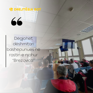 Dëgjohet dëshmitari bashëpunues në rastin e njohur ‘’Brezovica’’