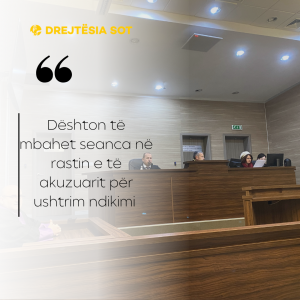 Dështon të mbahet seanca në rastin e të akuzuarit për ushtrim ndikimi
